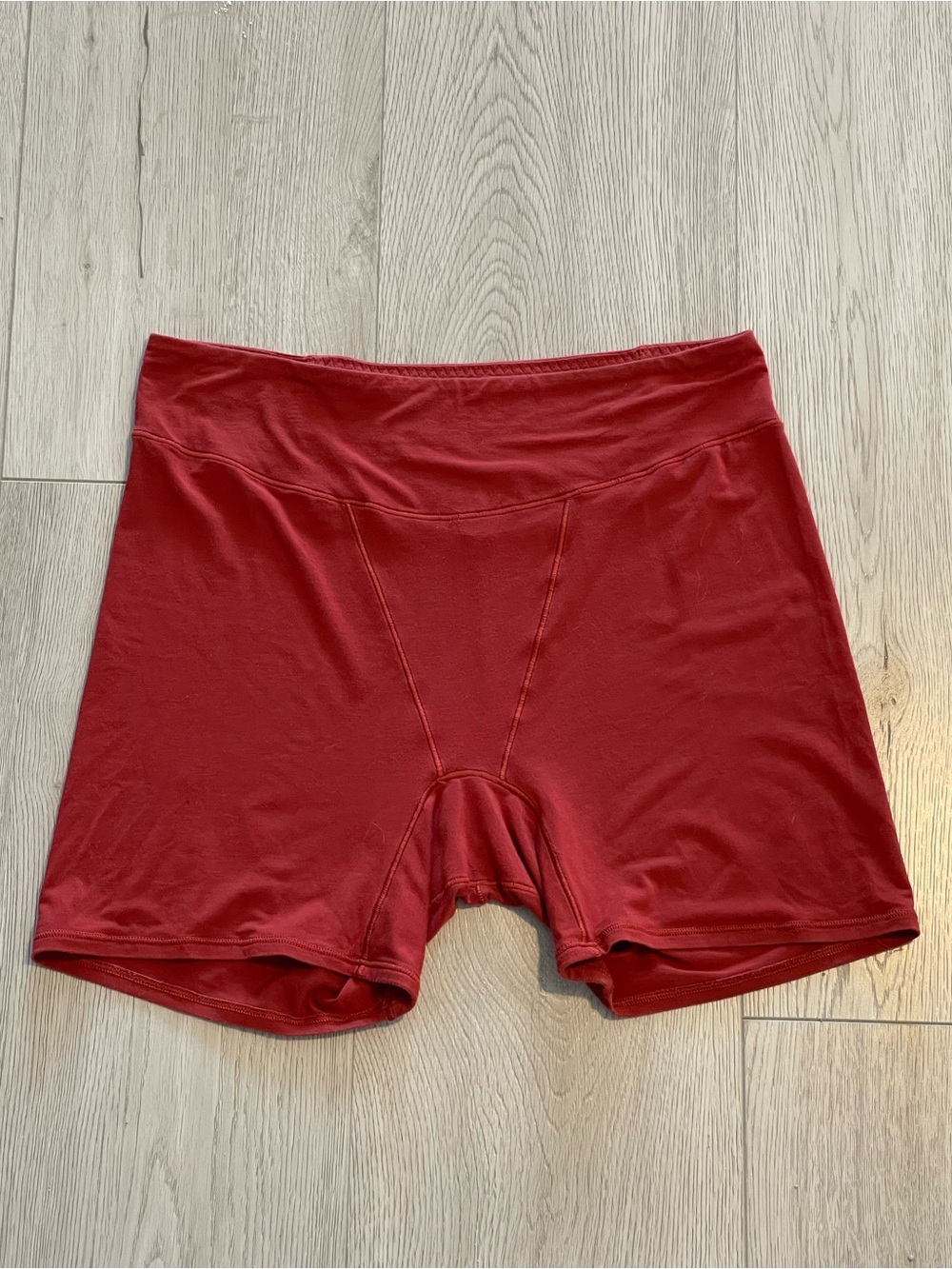 Lululemon UnderEase Super-High-Rise Shortie Underwear - Cayenne Red Boxers